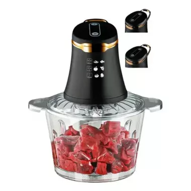 Измельчитель электрический / Кухонный блендер чоппер с чашей Domotec MS 7041 600Вт 3л 32х22х12 см