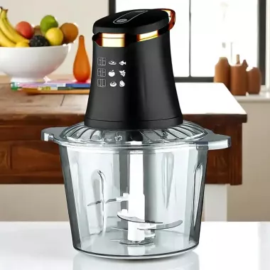 Измельчитель электрический / Кухонный блендер чоппер с чашей Domotec MS 7041 600Вт 3л 32х22х12 см