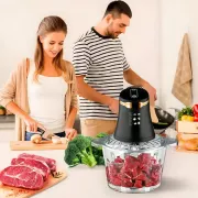 Измельчитель электрический / Кухонный блендер чоппер с чашей Domotec MS 7041 600Вт 3л 32х22х12 см