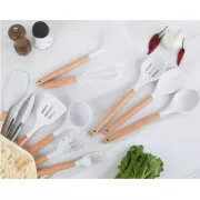 Набор кухонных принадлежностей силиконовый Kitchen Set RB-2239 белый (12 предметов)