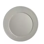 Декоративная фарфоровая тарелка с рельефной окантовкой 25 см