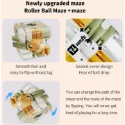 Головоломка лабіринт у формі куба 3D