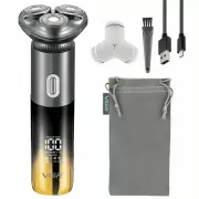 Электробритва VGR V‑392 с триммером/влагозащитой IPX LED-дисплеем и встроенным аккумулятором