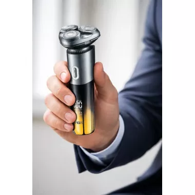 Электробритва VGR V‑392 с триммером/влагозащитой IPX LED-дисплеем и встроенным аккумулятором Электробритва VGR V‑392 с триммером/влагозащитой IPX LED-дисплеем и встроенным аккумулятором