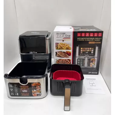 Фритюрница 13 л с двумя тенами 4200 Вт. Zepline ZP-00339 на 14 программ