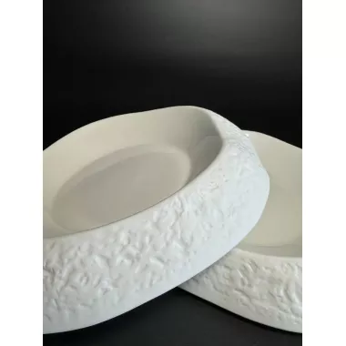 Керамическое блюдо с фактурным дизайном 29 см Керамическое блюдо с фактурным дизайном 29 см