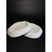 Керамическое блюдо с фактурным дизайном 29 см