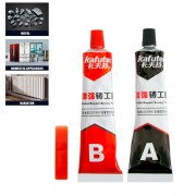 Клей для металла эпоксидный Kafuter / Двухкомпонентный клей для металла/железа / Клей эпоксидный Metal glue