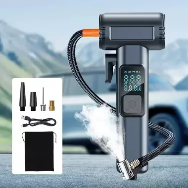 Автомобільний компресор 150PSI 12V, що перезаряджається, з Powerbank SW-201B
