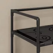 Двохрівневий органайзер для брудної білизни / Кошик для білизни з 2 полицями 130х42х31см