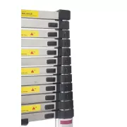 Лестница телескопическая LN-2,7/2,7 м (Профессиональная) нержавейка