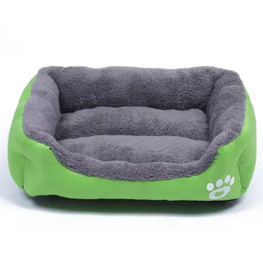 Лежанка - пуфик для кошек и собак Салатовая M(47*35см)