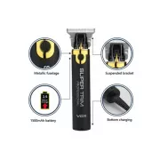 Машинка для стрижки аккумуляторная беспроводная профессиональная + 3 насадки / Триммер для волос VGR V-082