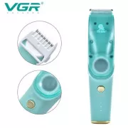 Бесшумная машинка для стрижки детей и младенцев VGR Baby V-151, Беспроводной триммер 3 насадки с вытяжкой