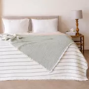 Муслинове покривало Muslin  230х250 см Зелений