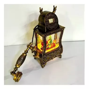 Новорічний ліхтар з Санта-Клауса у формі старовинного телефону 814