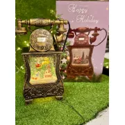 Новорічний ліхтар з Санта-Клауса у формі старовинного телефону 814