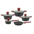 Набор кастрюль BN-338 9 предметов, ковшик 1,4 л; 2,4л; 4л; 6,3л; сковорода 24см Набор кастрюль BN-338 9 предметов, ковшик 1,4 л; 2,4л; 4л; 6,3л; сковорода 24см