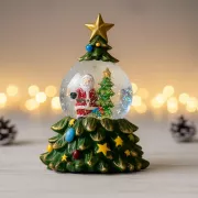 Музыкальный снежный шар-ночник