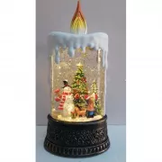 Нічник новорічний Свічка XMAS WDL-23016B 10087, сніговик