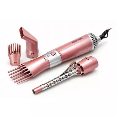 Стайлер фен для волос браш щетка 7 в 1 для сушки и укладки 2200Вт профессиональный Gemei GM-4831