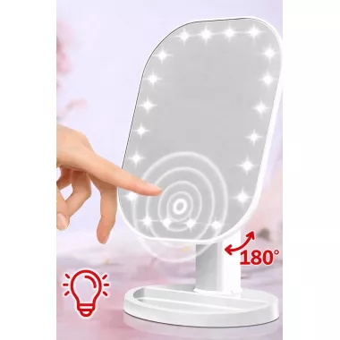 Зеркало для макияжа с LED подсветкой Cosmetie Mirror HH071 20LED