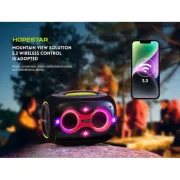 Беспроводная Bluetooth колонка HOPESTAR PARTYBOX, 120 ВТ с двумя микрофонами