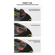 Беспроводная Bluetooth колонка HOPESTAR PARTYBOX, 120 ВТ с двумя микрофонами