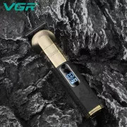 Триммер аккумуляторный VGR V-296, 4 насадки, LED дисплей