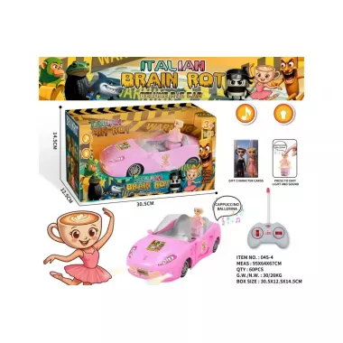 Радиоуправляемая машинка Italian Brain Rot - Deluxe R/C Car Ballerina Cappuccina