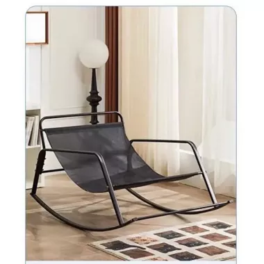 Кресло-качалка/кровать регулируемое KRK-89 / Серое 80х92х58