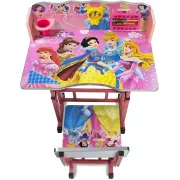 Детская парта регулируемая с принцессами / Письменный стол и стул с регулируемой высотой