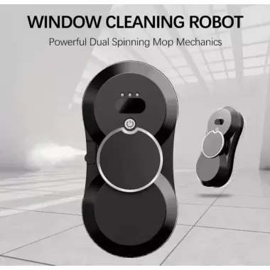 Робот для мойки окон NEW Glass Cleaning Robot с пультом дистанционного управления черный