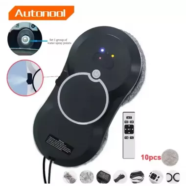 Робот для мойки окон NEW Glass Cleaning Robot с пультом дистанционного управления черный