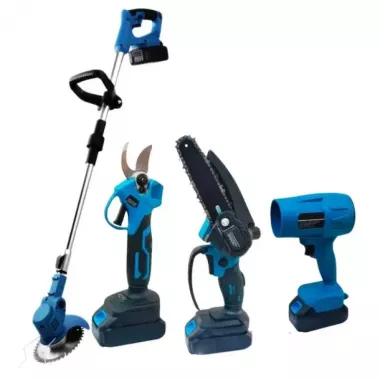 Набір акумуляторних інструментів для саду 4в1