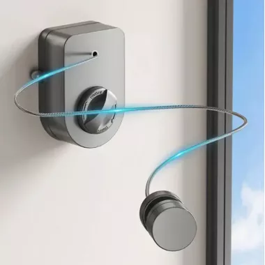 Складная настенная сушилка для белья / Сушилка-трос настенная