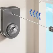 Складная настенная сушилка для белья / Сушилка-трос настенная