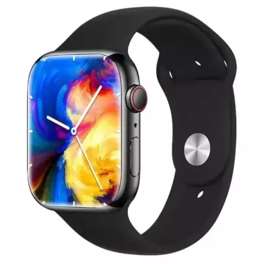 Смарт-годинник Smart Watch GS7 Pro Max, 45 мм, дзвінки, бездротова зарядка рожевий