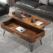 Журнальный стол-трансформер с подъемным механизмом AND-1932