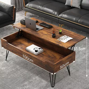 Журнальный стол-трансформер с подъемным механизмом AND-1932