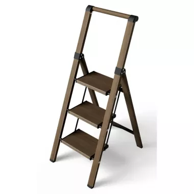 Стремянка, алюминиевая под дерево, легкая, широкая ladder ladder AND L0103 Стремянка, алюминиевая под дерево, легкая, широкая ladder ladder AND L0103