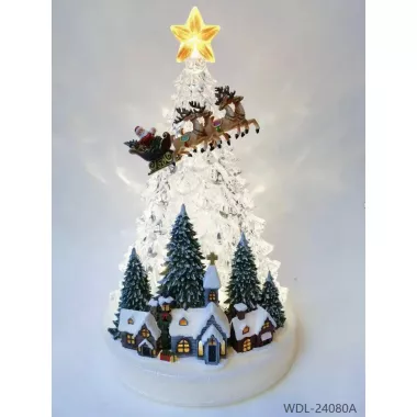 Новогодний фонарь-ночник LED / Рождественский светильник Новогодний ночник WDL-24080A YU227 Новогодний фонарь-ночник LED / Рождественский светильник Новогодний ночник WDL-24080A YU227