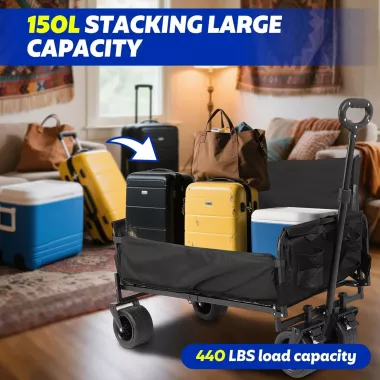 Многофункциональная складная тележка 3 в 1 с регулируемой ручкой Многофункциональная складная тележка 3 в 1 с регулируемой ручкой