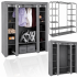 Тканинна шафа HCX Storage Wardrobe 88130 Сірий Тканинна шафа HCX Storage Wardrobe 88130 Сірий
