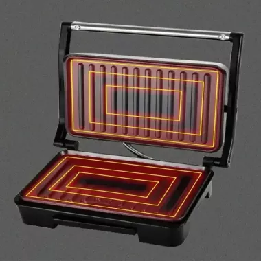 Електричний контактний гриль MS 240 для кухні 1000 Вт