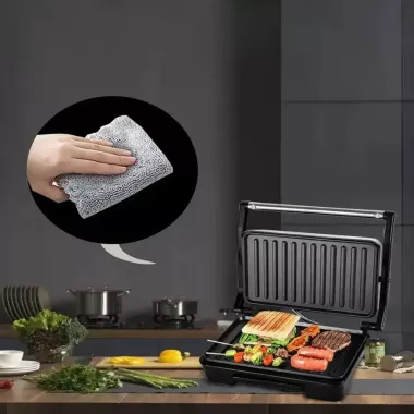 Електричний контактний гриль MS 240 для кухні 1000 Вт