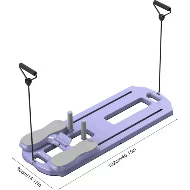 Тренажер напольныйдля пилатеса MM3000 для пресса и ног, с резинками Синий Тренажер напольныйдля пилатеса MM3000 для пресса и ног, с резинками Синий
