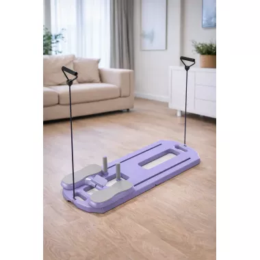 Тренажер напольныйдля пилатеса MM3000 для пресса и ног, с резинками Синий Тренажер напольныйдля пилатеса MM3000 для пресса и ног, с резинками Синий