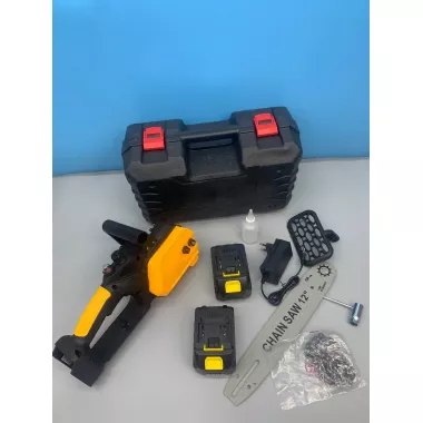 Акумуляторна ланцюгова пила 12 inch Electric SAW YELLOW 1600Вт 21V Li-Ion 7904