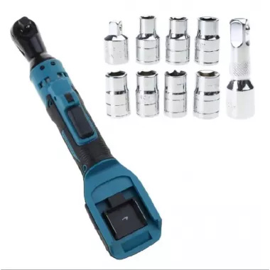 Угловой гайковерт, аккумуляторная трещотка АКБ 48V X-475 синий